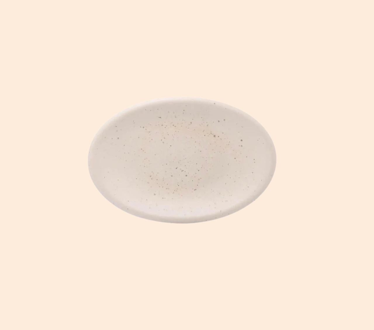 TRAVESSA CERÂMICA MIST BRANCO MATTE 40X27,5X4CM