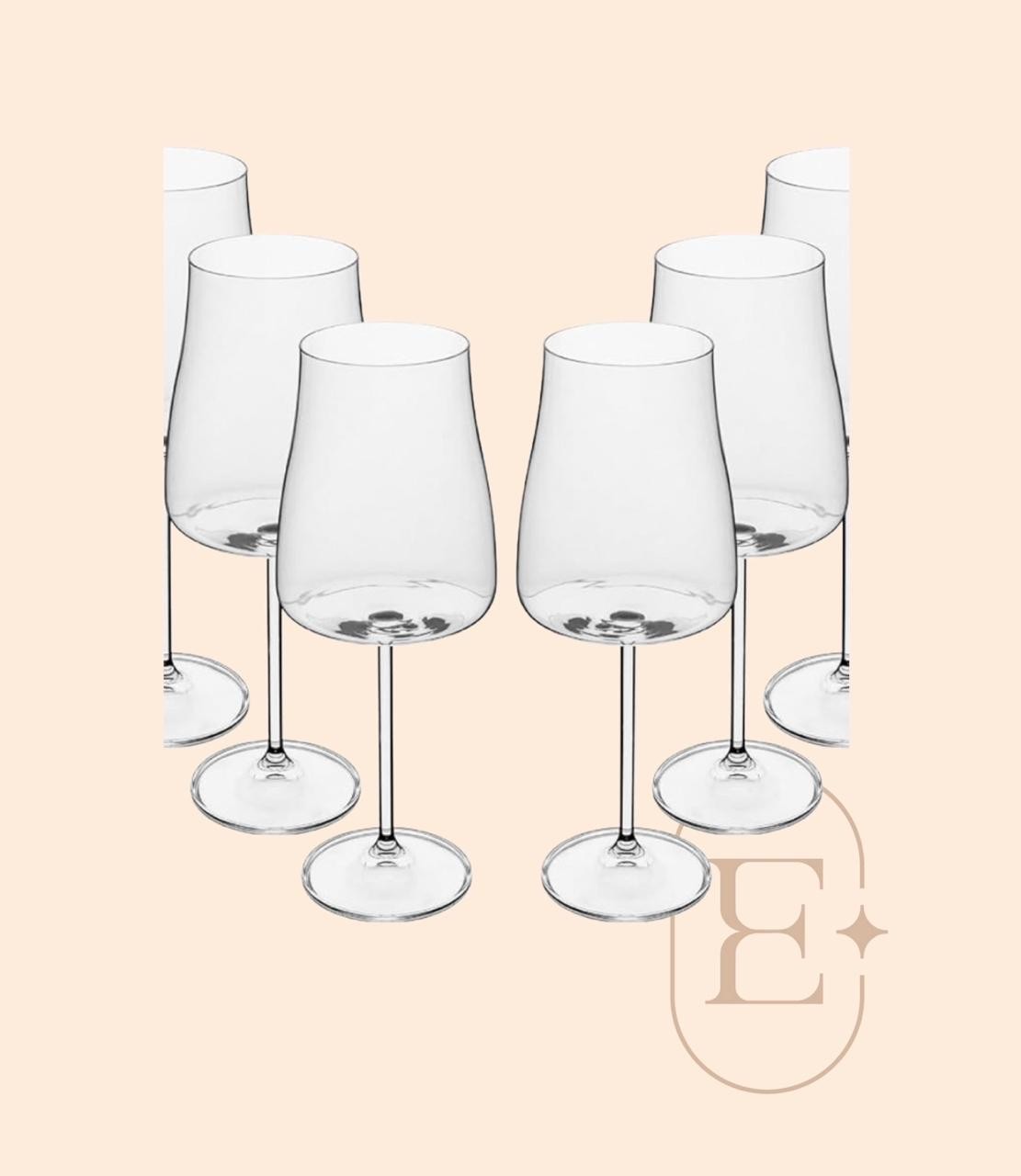 TACA VINHO CRISTAL ECOLÓGICO 600ML (CONJ 06)