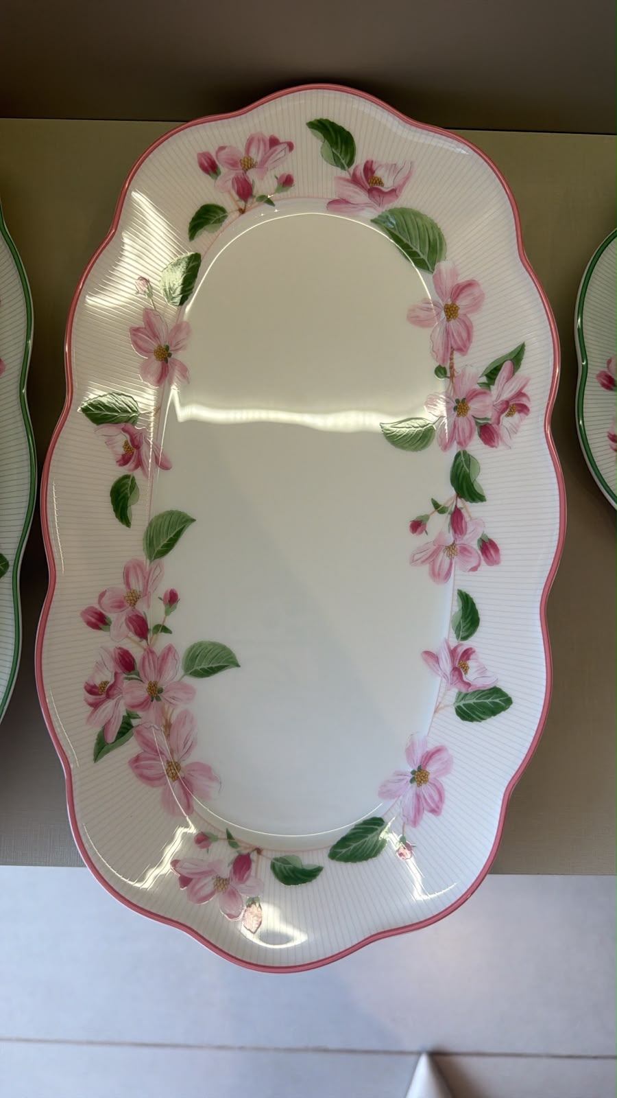 TRAVESSA OVAL HORTICOOL PINK 31CM