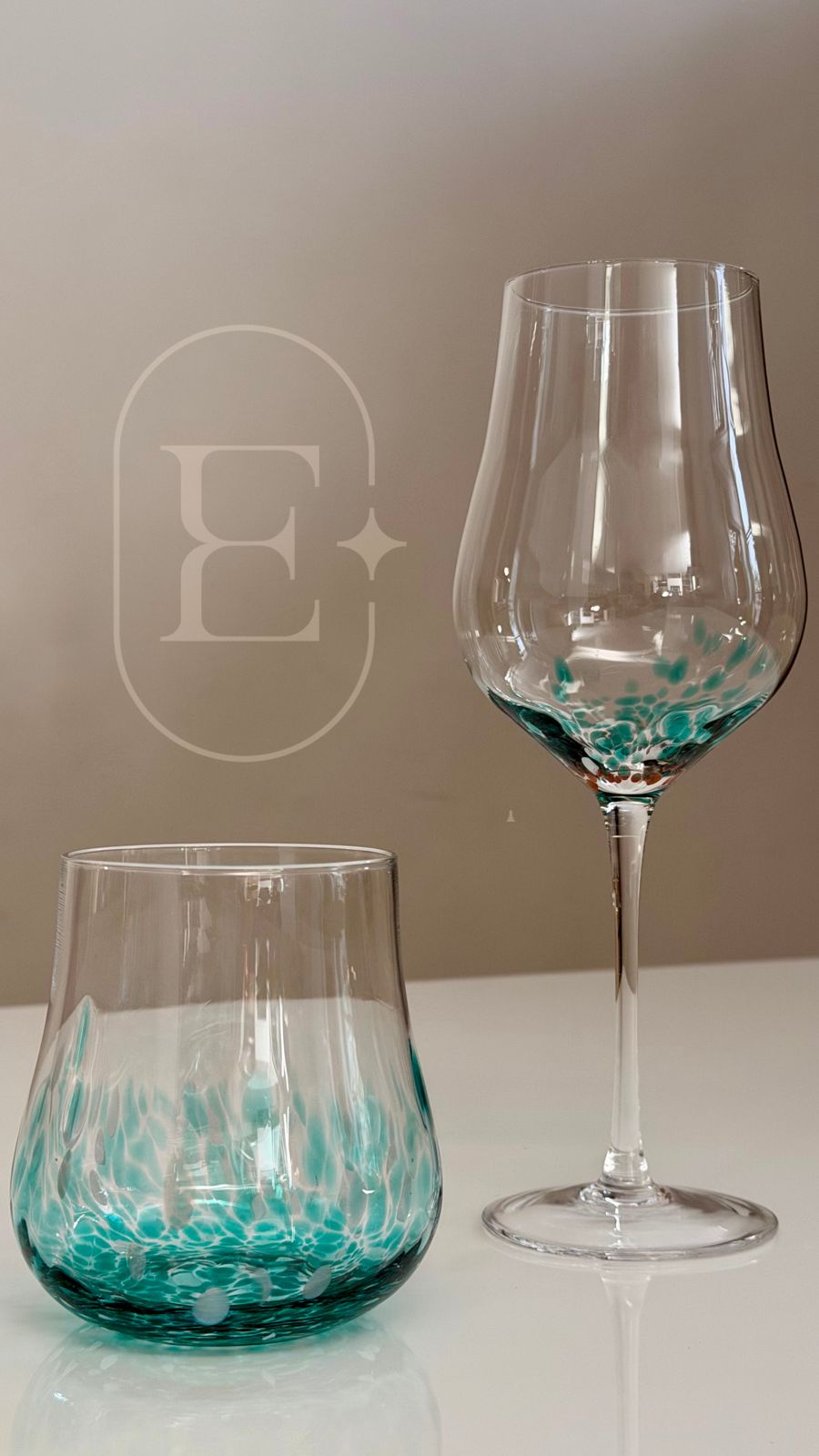 JOGO 02 TAÇAS VINHO 510ml VERDE