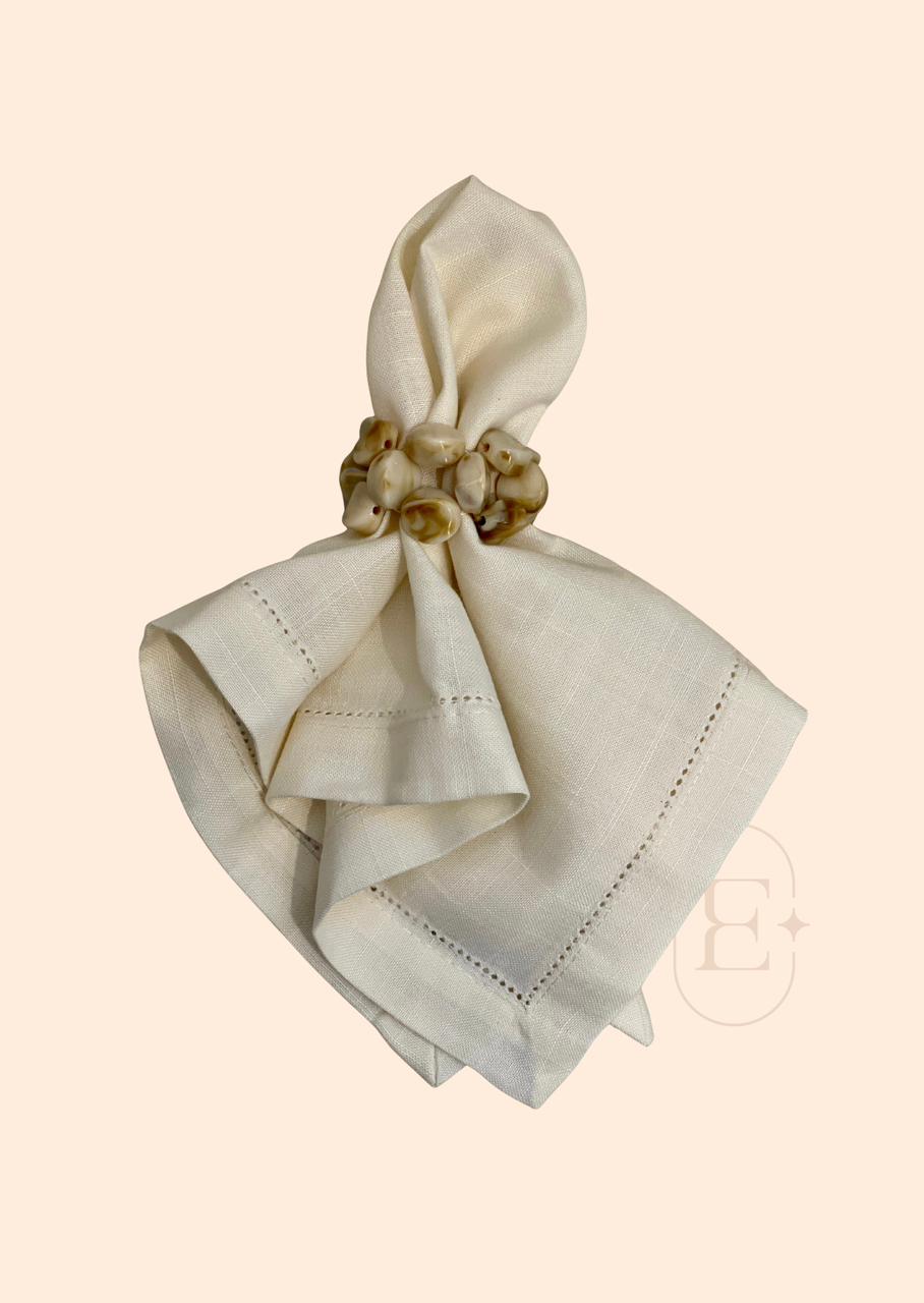 PORTA GUARDANAPO PIETRA  (4 UNID) TRAVERTINO