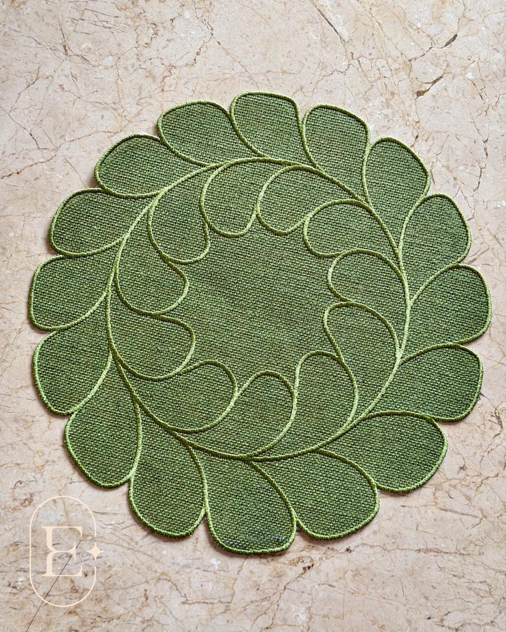 JOGO AMERICANO AUGURI CASA VITA VERDE 38CM