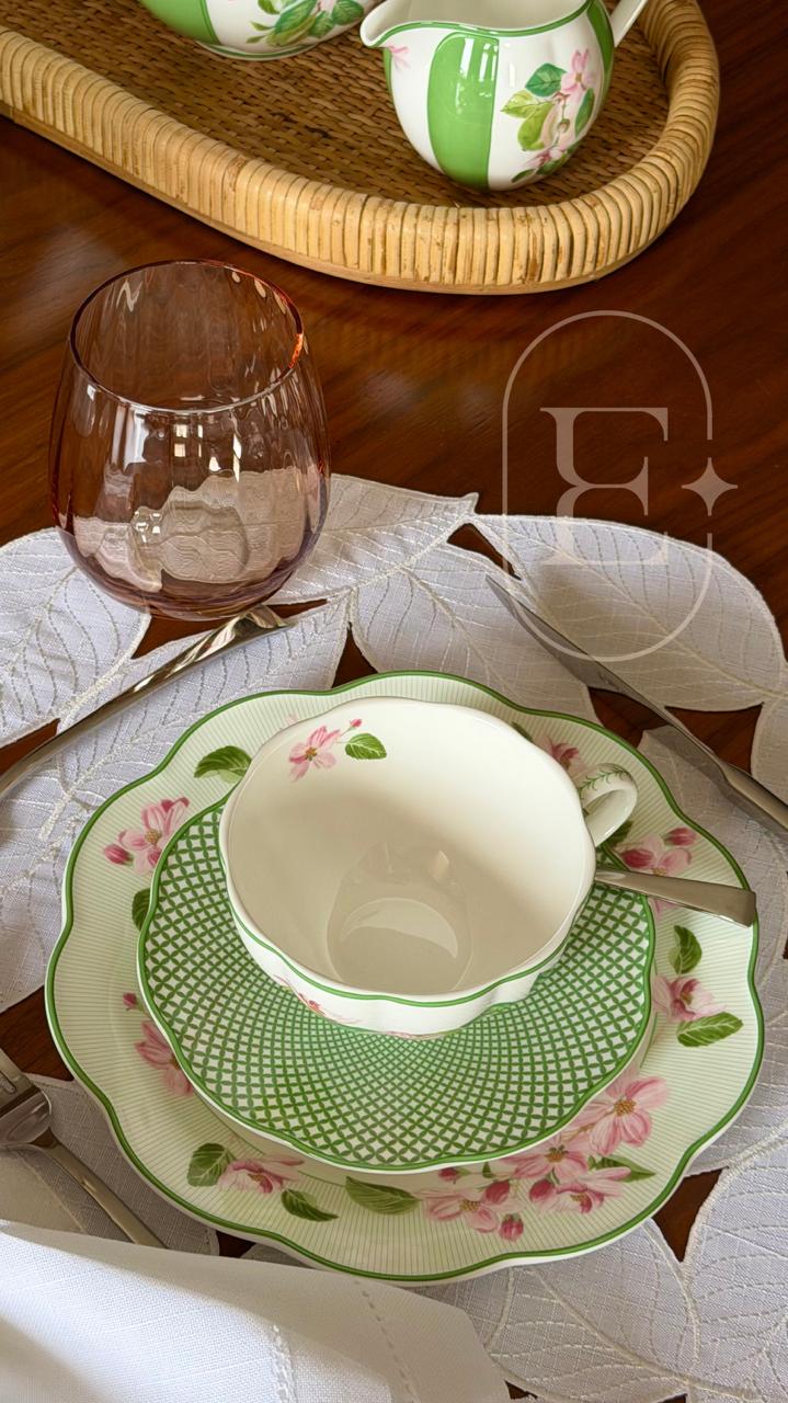 XICARÁ DE CHÁ E PIRES APPLE BLOSSOM HORTICOOL GREEN 200ML (CONJ 08)