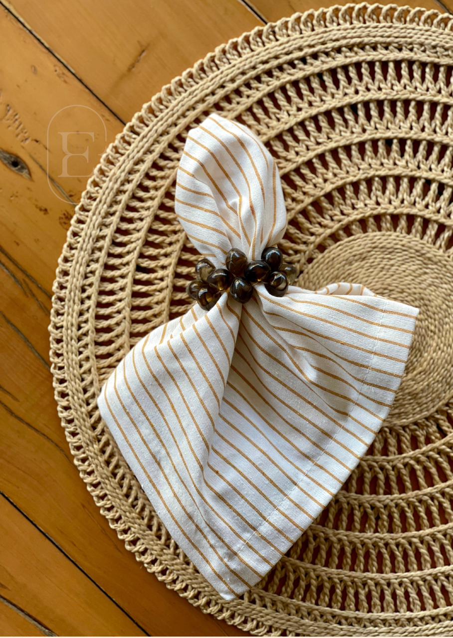 PORTA GUARDANAPO PALLINA ESMERALDA (4 UNID)