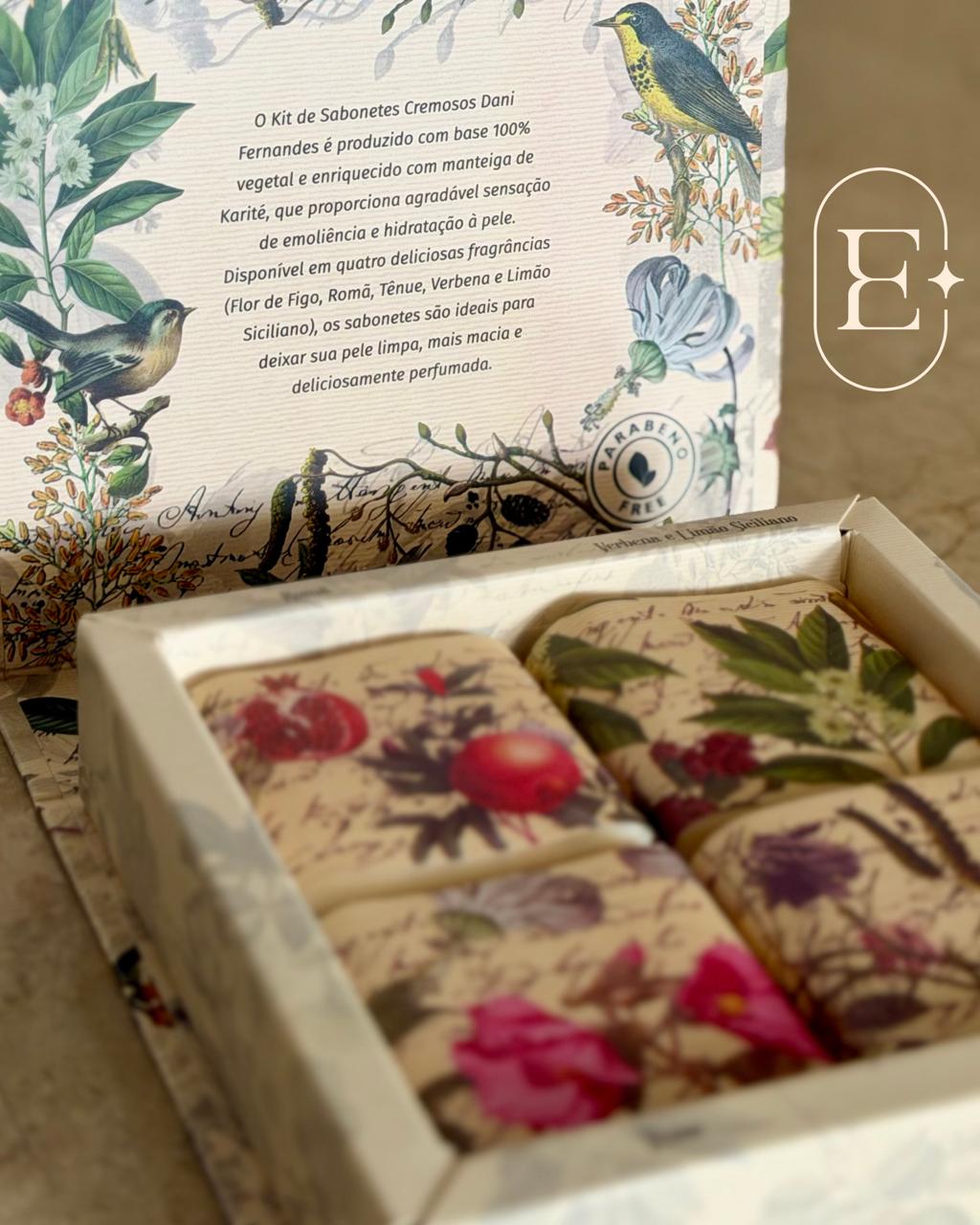 KIT SABONETE CREMOSO 90G (04 UNID)